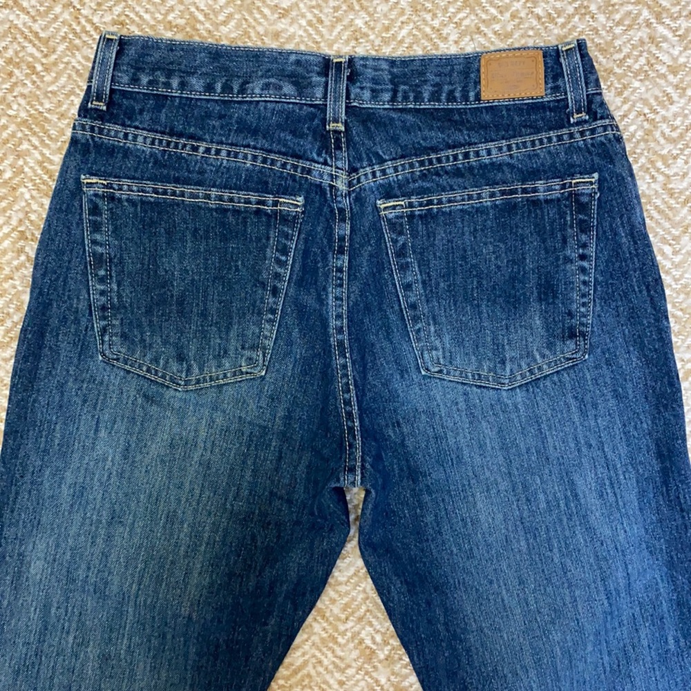 Vtg 90s Old Navy Low Waist Boot Cut Jeans sz 8 Reg - Picture 4 of 10